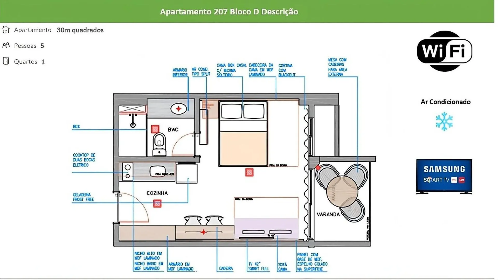 Flat Em Muro Alto - Porto De Galinhas - Makia D207 Holiday home